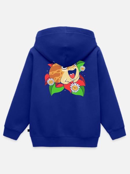 Frosch Desert Rain Frog - Kinder Premium Organic Zip Hoodie - Royalblau