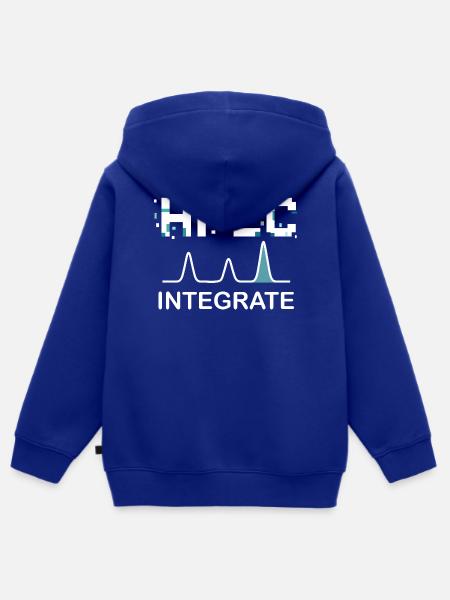 HPLC Integrate Performance Liquid Chromatography - Kinder Premium Organic Zip Hoodie - Royalblau