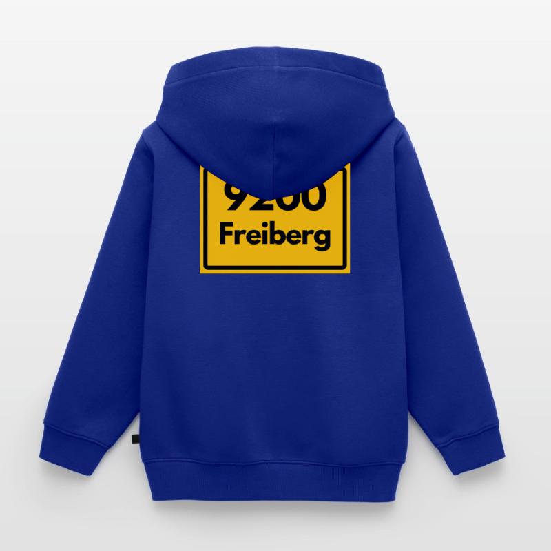 OLD POSTCODE 9200 SAXONY FREIBERG POSTAL CODE Kids Premium Organic Zip-up Hoodie