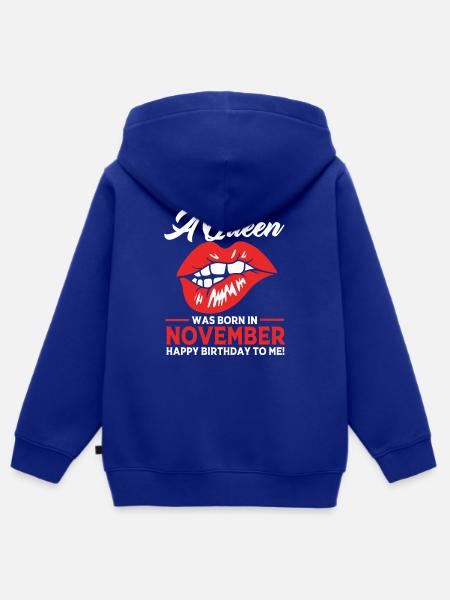 Sternzeichen Schütze - Kinder Premium Organic Zip Hoodie - Royalblau