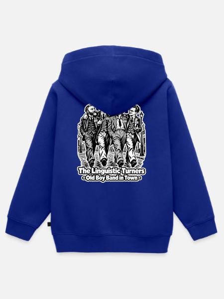 The Linguistic Turners - Kinder Premium Organic Zip Hoodie - Royalblau
