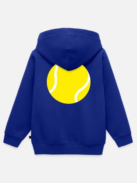 Tennis-ball - Kinder Premium Organic Zip Hoodie - Royalblau