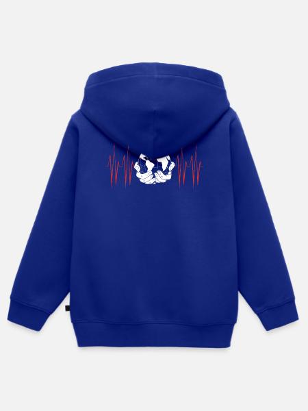 Klimawandel Umwelt Umweltschutz - Kinder Premium Organic Zip Hoodie - Royalblau