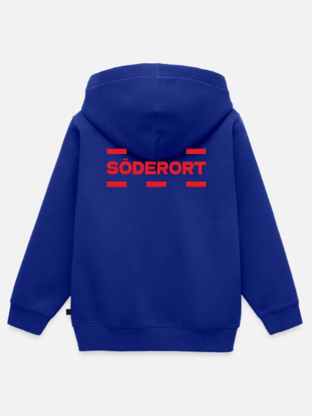 Söderort - Stockholm - Kinder Premium Organic Zip Hoodie - Royalblau