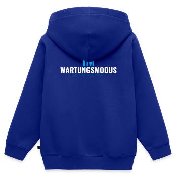 Im Wartungsmodus – Shirt für IT‑Administratoren - Kinder Premium Organic Zip Hoodie - Royalblau - Hinten - AI Model Kid Male (0cm)