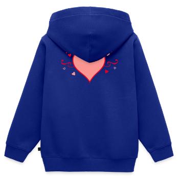 Geschenk Mutter Muttertag Geschenk Mama Geschenke - Kinder Premium Organic Zip Hoodie - Royalblau - Hinten - AI Model Kid Male (0cm)