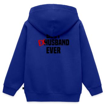 Scheidung Trennung Ehe Ex Scheidungsparty - Kinder Premium Organic Zip Hoodie - Royalblau - Hinten - AI Model Kid Male (0cm)