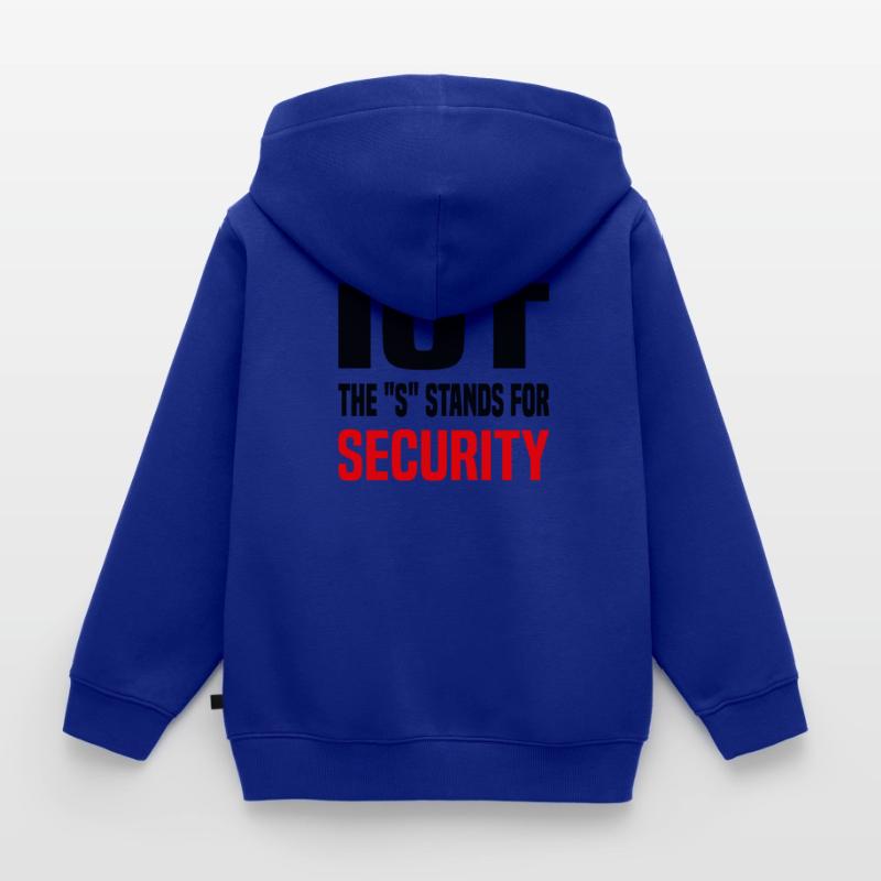 Internet Des Objets IOT Programmeur Admin IT Sweat Premium à capuche zippé enfant bio