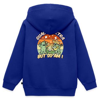 Avocado Guacamole Mexikanisch Mexiko Latino - Kinder Premium Organic Zip Hoodie - Royalblau - Hinten - AI Model Kid Male (0cm)