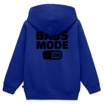 chorale - Sweat Premium à capuche zippé enfant bio - bleu roi - Dos - AI Model Kid Male (0cm)