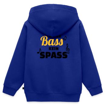 Chor - Kinder Premium Organic Zip Hoodie - Royalblau - Hinten - AI Model Kid Male (0cm)