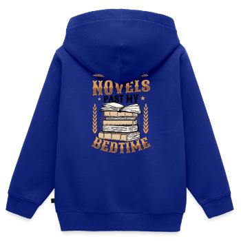 Ich Schreibe Romane, Wenn Ich Im Bett Bin Autorin - Kinder Premium Organic Zip Hoodie - Royalblau - Hinten - AI Model Kid Male (0cm)