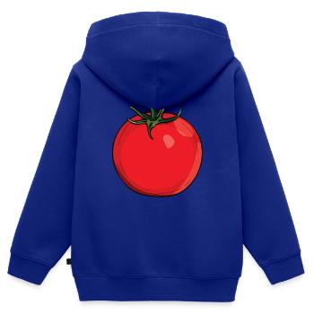 Tomate Kostüm Fasching Halloween Karneval Tomaten - Kinder Premium Organic Zip Hoodie - Royalblau - Hinten - AI Model Kid Male (0cm)