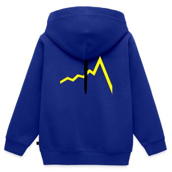 Sell me this pen - Kinder Premium Organic Zip Hoodie - Royalblau - Hinten - AI Model Kid Male (0cm)