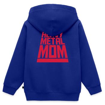 Strips Heavy Metal Mom - Kids Premium Organic Zip-up Hoodie - royal blue - Back - AI Model Kid Male (0cm)