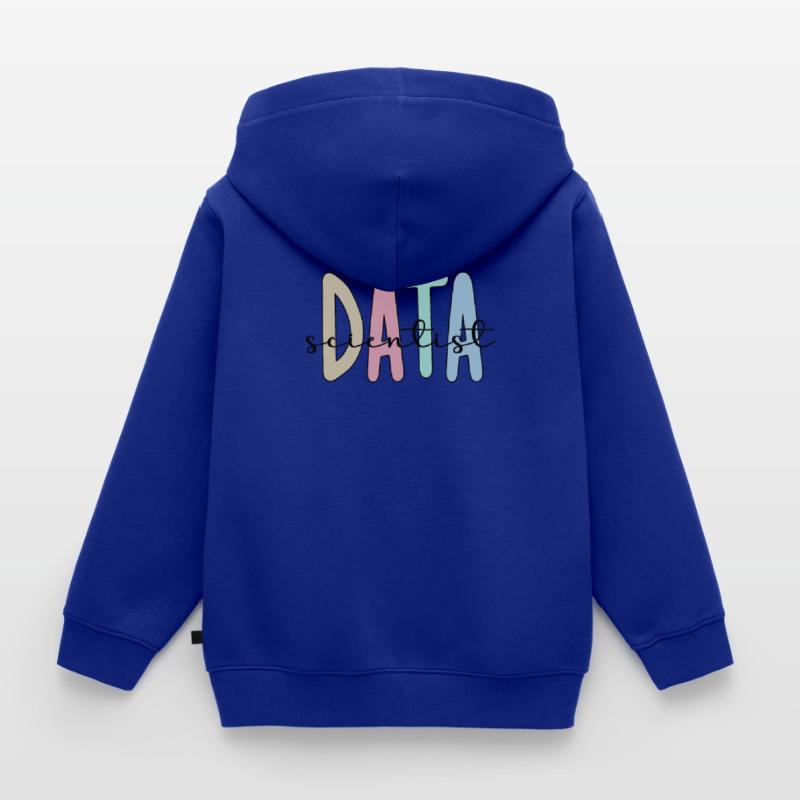 Data Scientist Geschenke Big Data Data Science Kinder Premium Organic Zip Hoodie