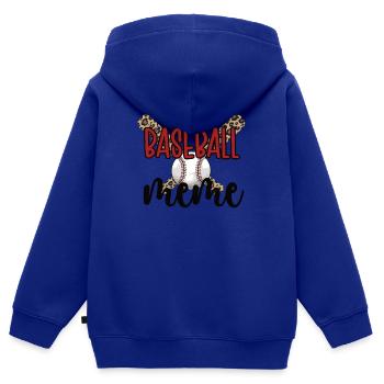 Meme Oma Eines Baseballspieler Baseball Meme - Kinder Premium Organic Zip Hoodie - Royalblau - Hinten - AI Model Kid Male (0cm)