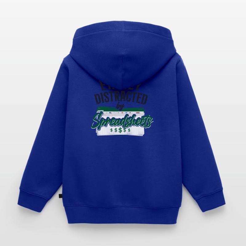 Comptable Comptable Comptable Comptabilité Sweat Premium à capuche zippé enfant bio