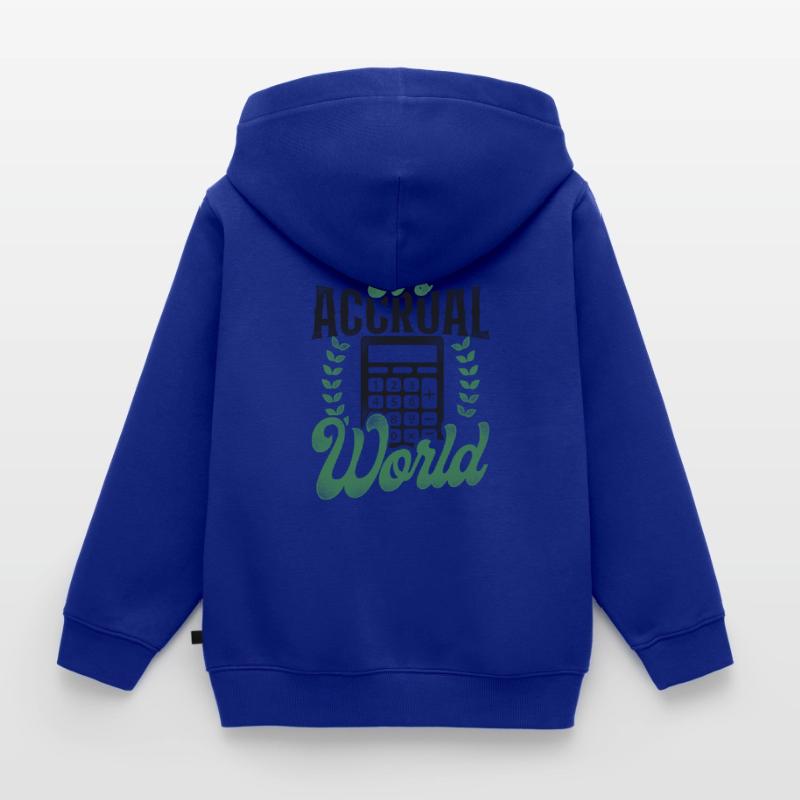 Comptable Comptable Comptable Comptabilité Sweat Premium à capuche zippé enfant bio