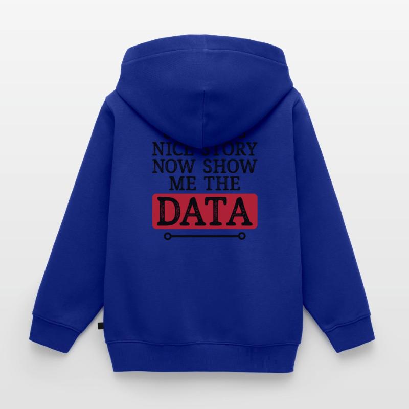 Deep Learning Machine Learning AI KI Datenanalyse Kinder Premium Organic Zip Hoodie