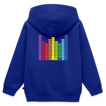 Reggaeton Geschenk Latin Dance Tanzen Tänzer - Kinder Premium Organic Zip Hoodie - Royalblau - Hinten - AI Model Kid Male (0cm)