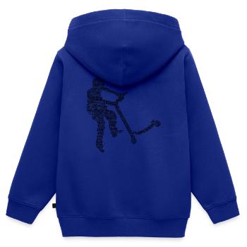 Scooter - Kinder Premium Organic Zip Hoodie - Royalblau - Hinten - AI Model Kid Male (0cm)