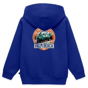 Oldtimer-Club Palm Beach Grand Prix - Kinder Premium Organic Zip Hoodie - Royalblau - Hinten - AI Model Kid Male (0cm)