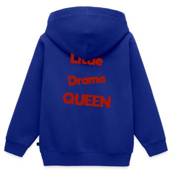 Babysprüche - Kinder Premium Organic Zip Hoodie - Royalblau - Hinten - AI Model Kid Male (0cm)