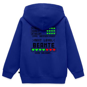 Beamte Ausbildung Beginn für Azubi Junge Baby - Kinder Premium Organic Zip Hoodie - Royalblau - Hinten - AI Model Kid Male (0cm)