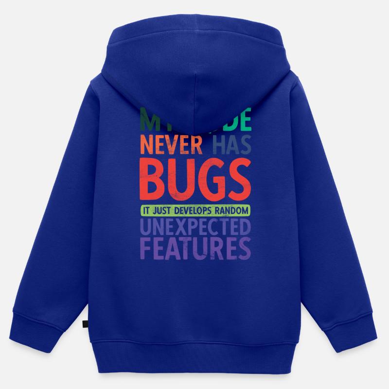Software Ingenieur Informatiker Programmierer - Kinder Premium Organic Zip Hoodie - Royalblau