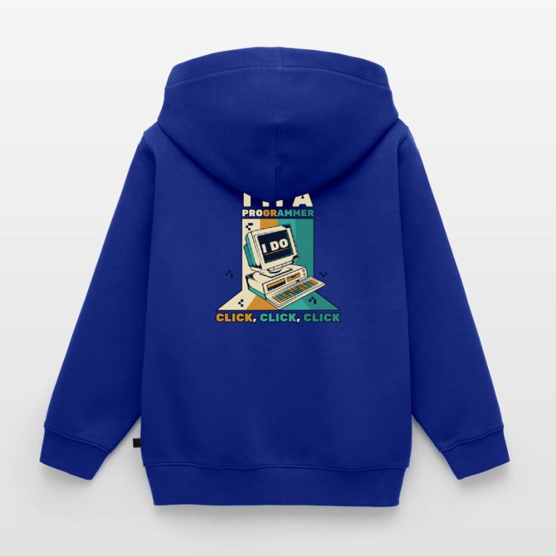 I'm A Programmer Click Softwareingenieur Coder Kinder Premium Organic Zip Hoodie