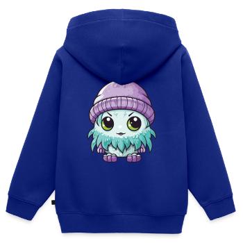 Winter Eskimo Baby Winterlich - Kids Premium Organic Zip-up Hoodie - royal blue - Back - AI Model Kid Male (0cm)