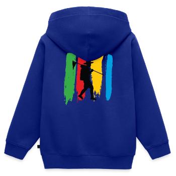Pfadfinder - Pfadfinder - Kinder Premium Organic Zip Hoodie - Royalblau - Hinten - AI Model Kid Male (0cm)
