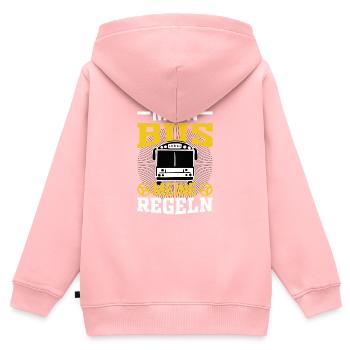 Busfahrer Berufung Beruf Arbeit Geschenk - Kinder Premium Organic Zip Hoodie - Rosa - Hinten - AI Model Kid Female (0cm)