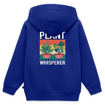 Gärtner Obstgarten Hobbygärtner Geschenk Garten - Kinder Premium Organic Zip Hoodie - Royalblau - Hinten - AI Model Kid Male (0cm)