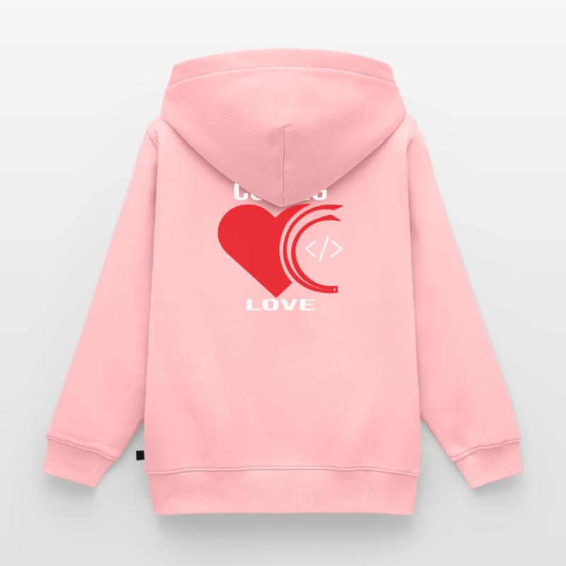 Softwareentwickler Programmierer Geschenk Kinder Premium Organic Zip Hoodie