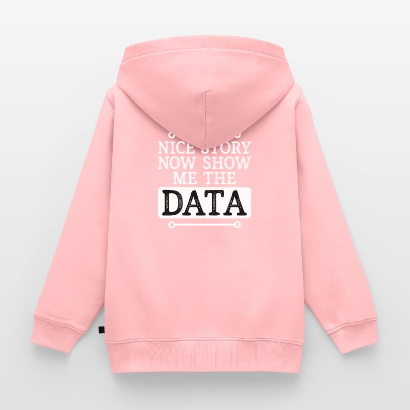 Deep Learning Machine Learning AI KI Datenanalyse Kinder Premium Organic Zip Hoodie