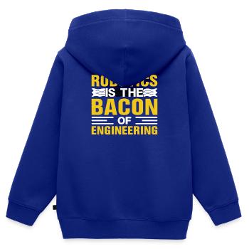 Robot Programmer Automation Technician - Kids Premium Organic Zip-up Hoodie - royal blue - Back - AI Model Kid Male (0cm)