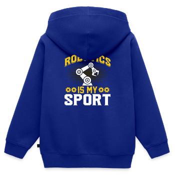 Robot Programmer Automation Technician - Kids Premium Organic Zip-up Hoodie - royal blue - Back - AI Model Kid Male (0cm)