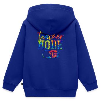 Lehramt Grundschule Lehramt Lehramt - Kinder Premium Organic Zip Hoodie - Royalblau - Hinten - AI Model Kid Male (0cm)