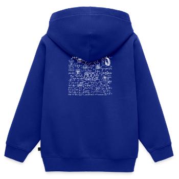 30 Geburtstag Wurzel aus 900 Mathe Nerd - Kinder Premium Organic Zip Hoodie - Royalblau - Hinten - AI Model Kid Male (0cm)