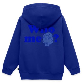 Pinocchio – Garçon Innocent : Moi ? Bleu - Sweat Premium à capuche zippé enfant bio - bleu roi - Dos - AI Model Kid Male (0cm)