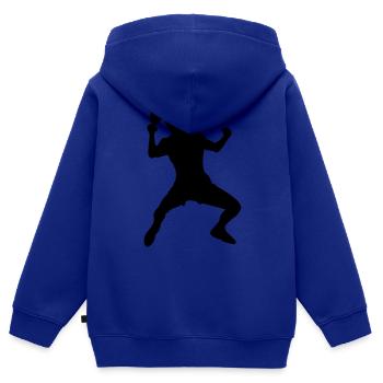 Table tennis male de - Kinder Premium Organic Zip Hoodie - Royalblau - Hinten - AI Model Kid Male (0cm)