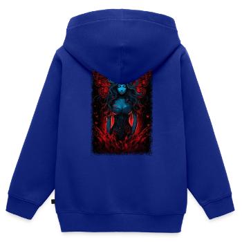 cool nature birthday happy awesome jokes fauna - Kinder Premium Organic Zip Hoodie - Royalblau - Hinten - AI Model Kid Male (0cm)