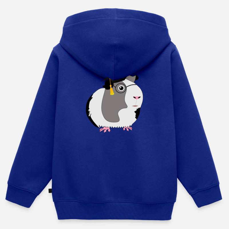 Professeur Cobaye - Sweat Premium à capuche zippé enfant bio - bleu roi