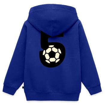 I'm already 5! - Kids Premium Organic Zip-up Hoodie - royal blue - Back - AI Model Kid Male (0cm)