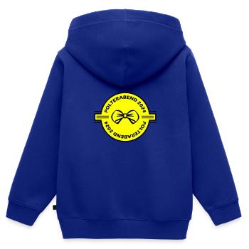 Polterabend 2024 - Kinder Premium Organic Zip Hoodie - Royalblau - Hinten - AI Model Kid Male (0cm)