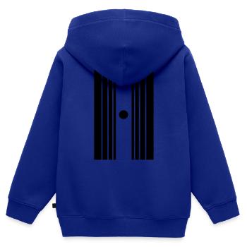 doppler effect - Kids Premium Organic Zip-up Hoodie - royal blue - Back - AI Model Kid Male (0cm)