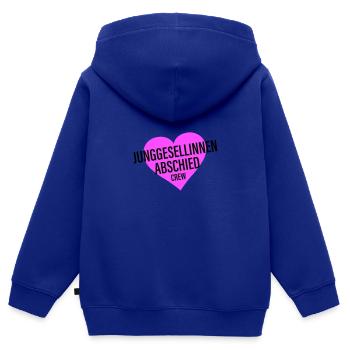 Junggesellinnenabschied Crew - Kinder Premium Organic Zip Hoodie - Royalblau - Hinten - AI Model Kid Male (0cm)