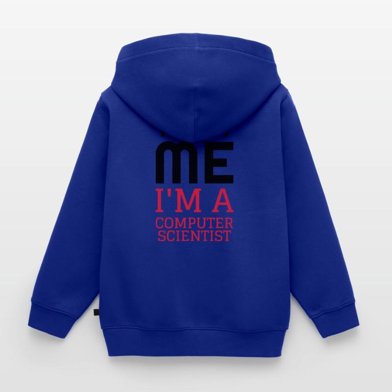 Computer Engineer Informatiker Informaticien Kids Premium Organic Zip-up Hoodie
